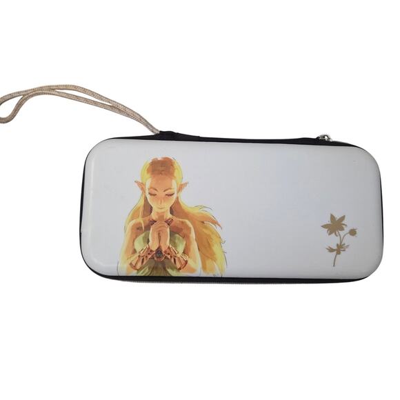 Nintendo 3DS Zelda Case White Zip Around Protector - Picture 1 of 7